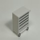 image 3 of Slot Car Trackside Scenery Roller Tool Chest Small White 1:32 Scale WASP