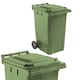 image 3 of Large 240 Litre Green Coloured Outdoor Council Wheelie Bins Complete With Lid And Wheels | Green