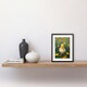 image 2 of Whirlpool Duckling Lily Pads Flowers Nursery 9x7" Black Framed Wall Art Print
