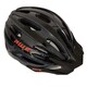 image 1 of AWE AweAir In Mould Adult Bike Helmet Medium 55-58cm Black/Carbon/Red Crash Guarantee* Black | M