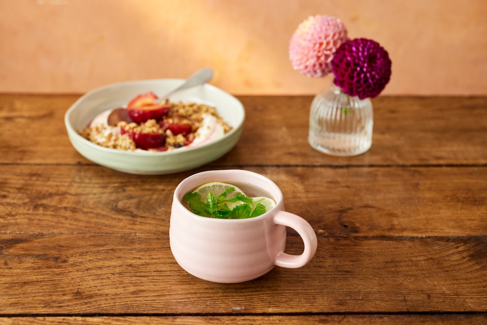 image 1 of Jamie Oliver Big Love Pink Stoneware Mugs, Set of 2, 375ml | Pink | Pink