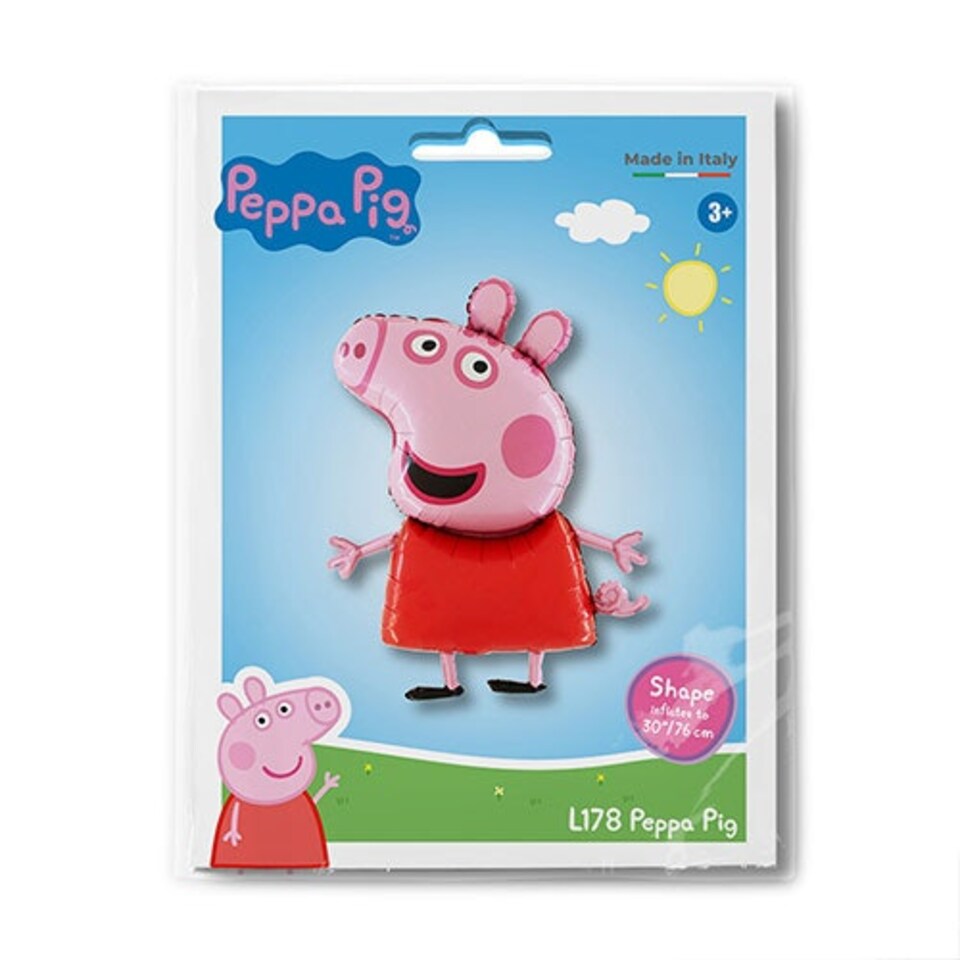 image 1 of Peppa Pig Giant Foil Helium Balloon 76cm / 30 in