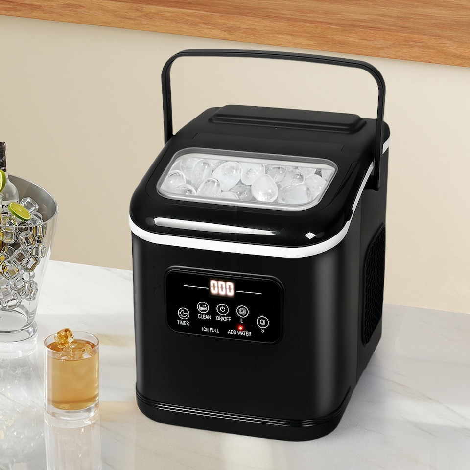 image 1 of Spector Countertop Ice Cube Maker Machine 12Kg Per Day Electric Fast Automatic