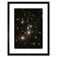 image 1 of Hubble Space Deep Field Abell 2744 Pandora's Galaxy 9x7" Black Framed Wall Art Print