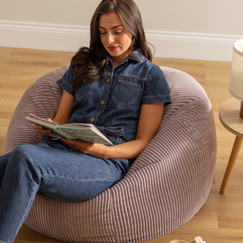 image 1 of Kingston Beanbag Corduroy Purple | Purple | Lavender Purple | XL | 1