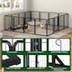 image 3 of Yaheetech 16-Panel Metal Dog Playpen, 65 × 80 cm Black