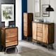 image 3 of Aaron Metal and Wood 4 Drawer Chest
