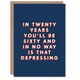 image 1 of In Twenty Years Sixty 40 Year Old For Him Funny 40th Birthday Card