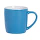 image 4 of Argon Tableware Coloured Coffee Mugs - 350ml - Blue/White - Pack of 6 Multi