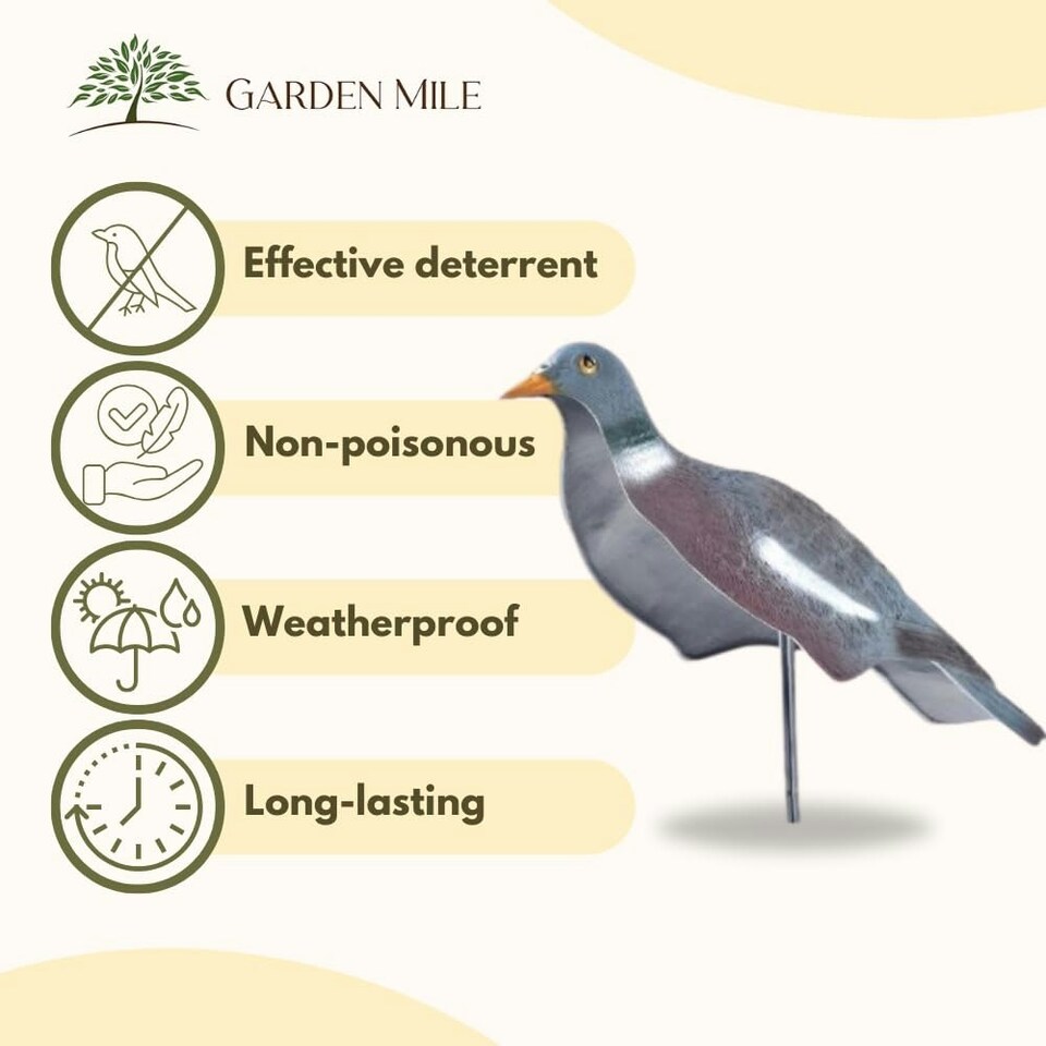 image 1 of Marco Paul Pack of 6 Pigeon Bird Scarer