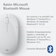 image 3 of Microsoft Bluetooth Optical Wireless Mouse - White