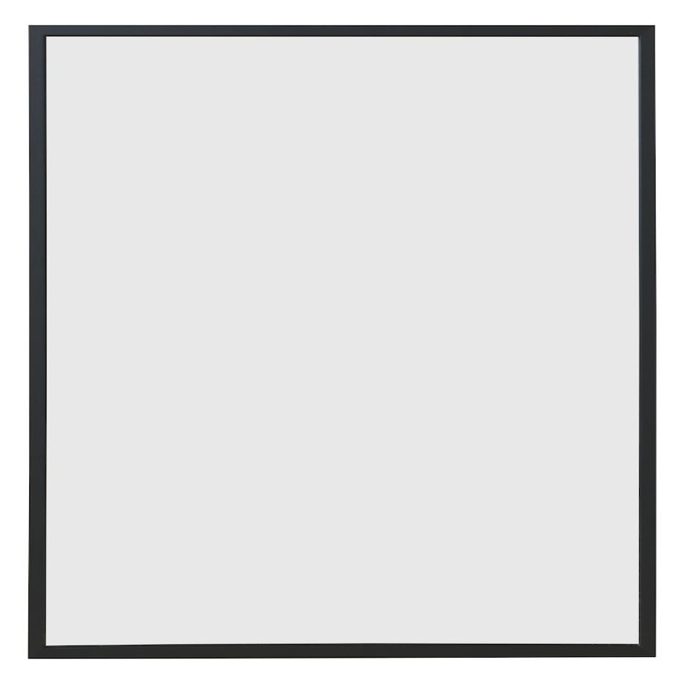 image 1 of The Artus - Black Aluminium Edged Wall Mirror 16" X 24" (40CM X 60CM) Black