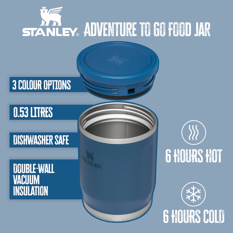 image 1 of Adventure To-Go Food Jar 0.53L Lunch Container | White | White