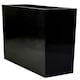 image 1 of Primrose Fibreglass Tall Trough Planter in Matt Black 90cm