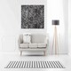 image 2 of Zebra Animal Print (Canvas Print) 46 x 46 x 4cm
