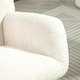 image 8 of HOMCOM Rocking Chair, Modern Armchair with Backrest for Bedroom 