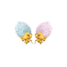 Blue And Pink Cherubs Trolls World Tour Star Mini Cardboard Cutout 61cm