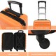 image 2 of Flight Knight 29" Extra Large Suitcase – 20kg Capacity Hard Shell Check-In Luggage with 4 Wheels  100+ Airlines Approved: Ryanair, EasyJet, Jet2, Wizz Air, BA Orange | Orange/Black | Large