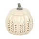 image 2 of Cream Leaf Cut Out Pumpkin Oil Burner and Wax Warmer Multi