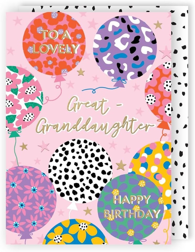 image 1 of Fun-Filled Fiesta! A Lovely Great-Granddaughter Contemporary Birthday Card