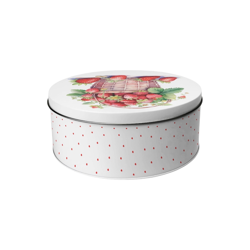image 1 of Strawberry Basket Small Cake Tin