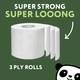 image 5 of Double-Length Natural Colour Bamboo Toilet Paper Brown | Size: 48 Rolls