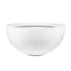 image 1 of Primrose Gloss White Garden Outdoor Fibreglass High Low Bowl Planter 72cm