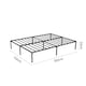 image 7 of MCC Direct Metal Bed frame King Size 5ft Black Metal Mattress base Florence