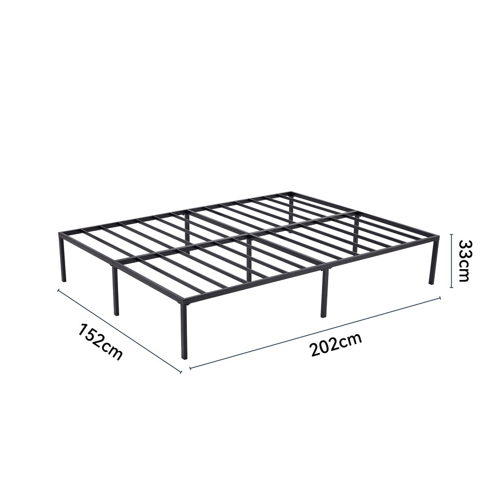 image 1 of MCC Direct Metal Bed frame King Size 5ft Black Metal Mattress base Florence