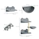 image 4 of PawHut Wall Mounted Cat Tree 4PC Kitten Activity Centre with Sisal, Grey