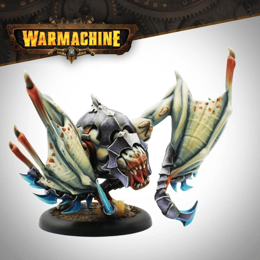 Warmachine: Dusk Fane Of Nyrro Strygon, Light Warbeast - Brand New