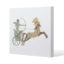 Pharaoh on War Chariot (Canvas Print) 77 x 77 x 4cm