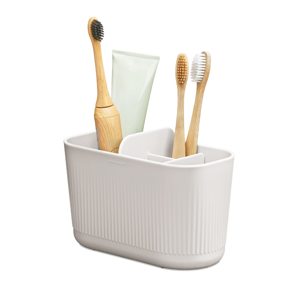 image 1 of Reborn Caddy Bathroom Organizer Large - White