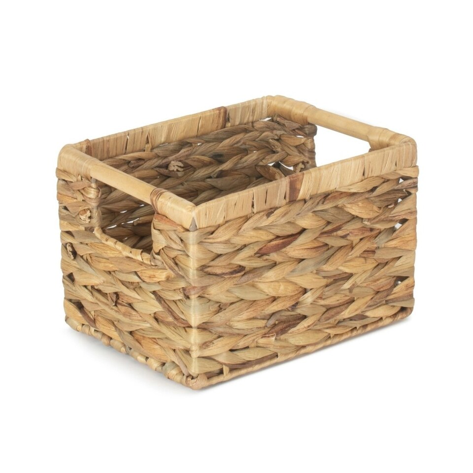 image 1 of Nordic Water Hyacinth Storage Basket Brown | Brown | M