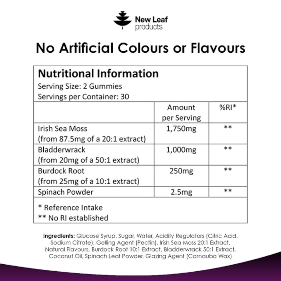 image 1 of Sea Moss Gummies + Burdock Root & Bladderwrack