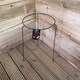image 9 of Tom Chambers Urban Metal Herbaceous Garden Plant Support Ring Medium 30cm x 50cm