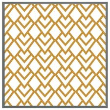 Geometric scales (Picture Frame) Grey | L