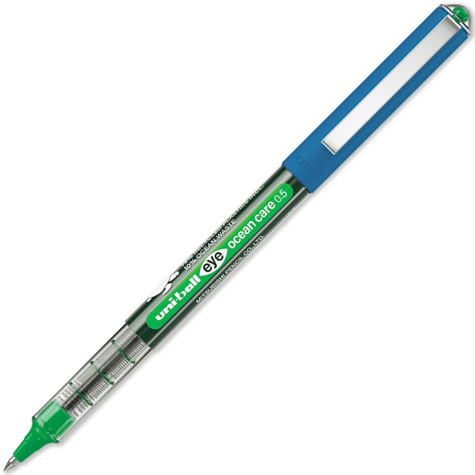 image 1 of Uni-Ball Eye Ocean Care Rollerball Pens UB-150ROP 0.5mm Pack of 12