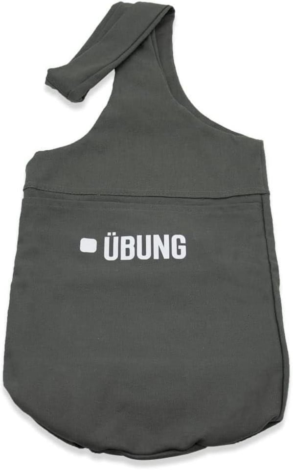 image 1 of UBUNG Yoga Kit Bag with Large and Small Pockets Long Strap Fits Most Size Mats Grey