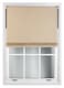 image 3 of FURNISHED Thermal Blackout Roller Blinds with Glitter Edge - (W)140cm x (L)165cm | Brown | Cappuccino | (W) 140cm x (L) 165cm