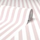 image 4 of Classic Stripe Wallpaper in Pastel Pink | Pink | Pastel Pink | 50cm x 10m
