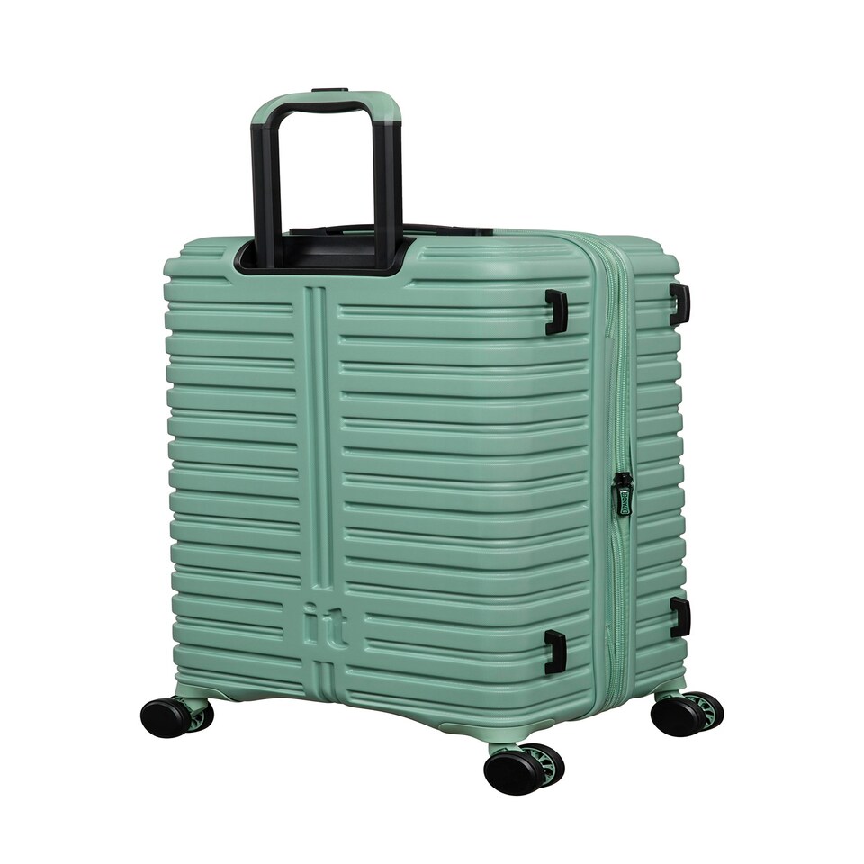 image 1 of IT Luggage Jumbo Granite Green Cabin Suitcase with TSA Lock Green | Cabin Bag