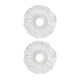 image 1 of 2X Spin Mop Replacement Heads 360 Microfiber Refills for Bucket Home Cleaning