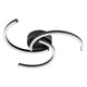 image 5 of Curve - Black LED Flush Ceiling Light | Black | 1