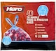 image 6 of Hero Tie Handle Food Storage Bags 6L Pack of 40 Reusable BPA Free Freezer & Sandwich Bags with Airtight Seal for Fruits, Vegetables, Meat and Grains