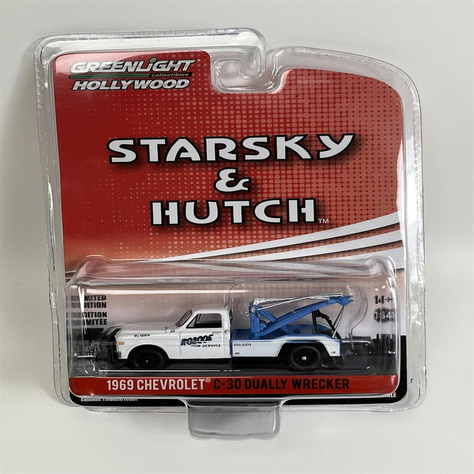 image 1 of Starsky & Hutch 1969 Chevrolet C30 Dually Wrecker 1:64 Greenlight 44955B