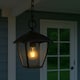 image 9 of CGC VIOLET Black Outdoor Chain Hanging Lantern Light Black