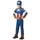 image 1 of Captain America Childrens/Kids Costume - Blue/Red/White - 5-6 Years Blue | 5
