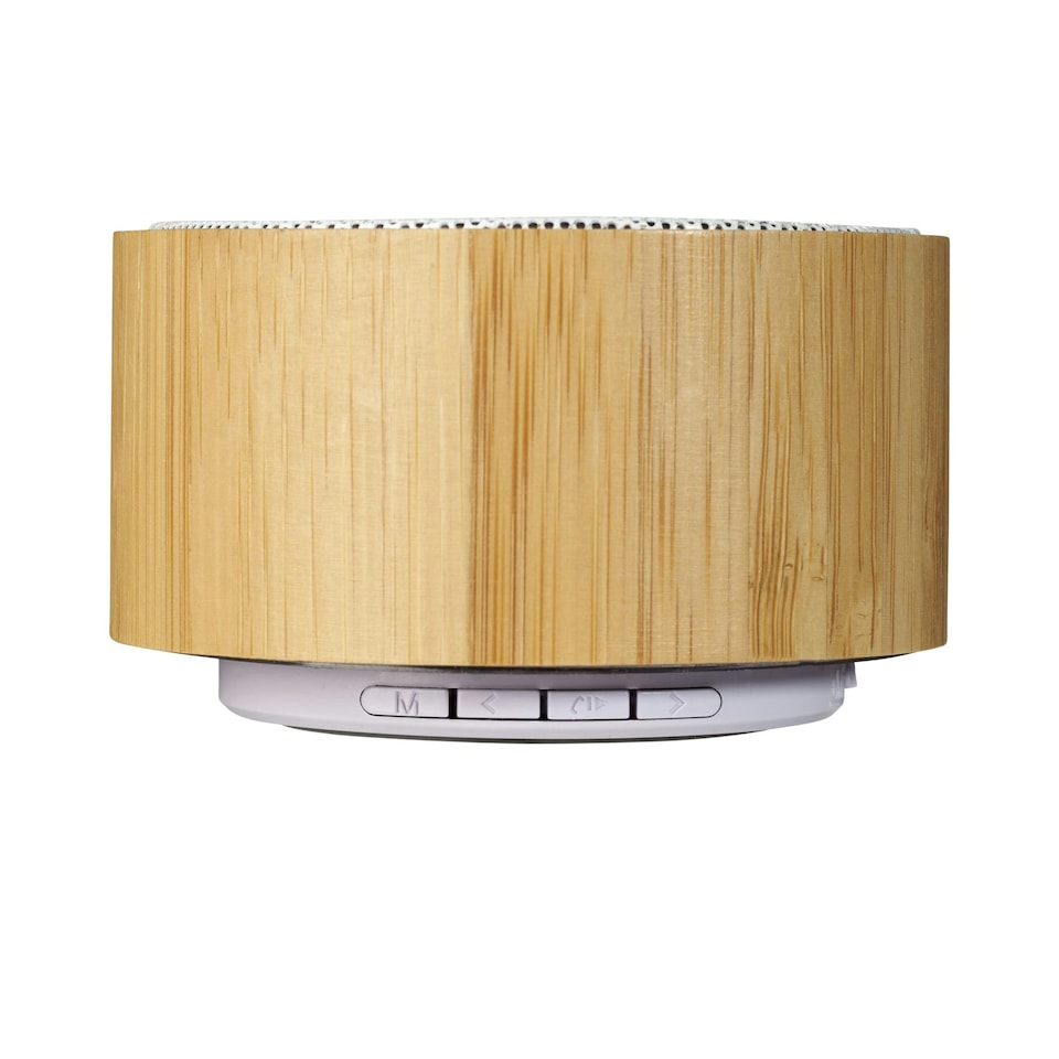 image 1 of Avenue Cosmos Bamboo Bluetooth Speaker - Wood/White - One Size