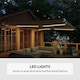 image 5 of Outsunny 4x3m Full Cassette Electric/Manual Retractable Awning w/ LED Light 